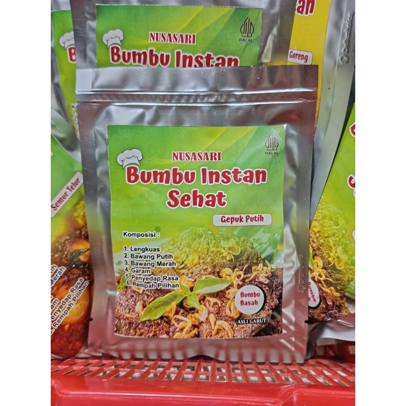 

Nusasari - Bumbu Basah Gepuk Putih 70 gr tanpa bahan pengawet