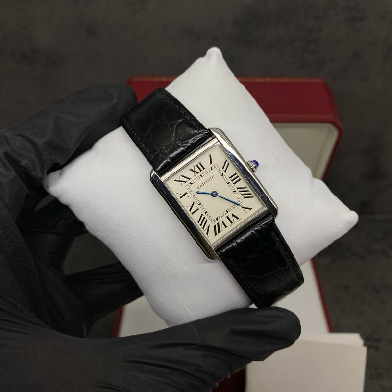 Jam Tangan Cartier Tank Solo Size L Men Watch