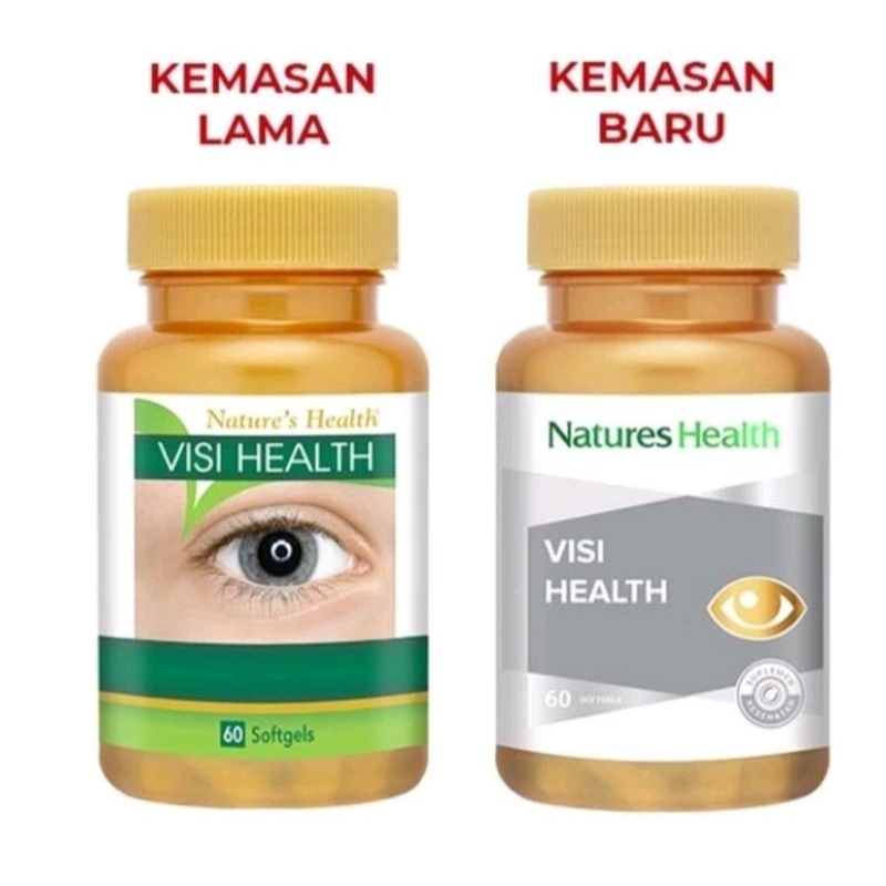 Nature's Health VISI HEALTH  60s, untuk kesehatan mata