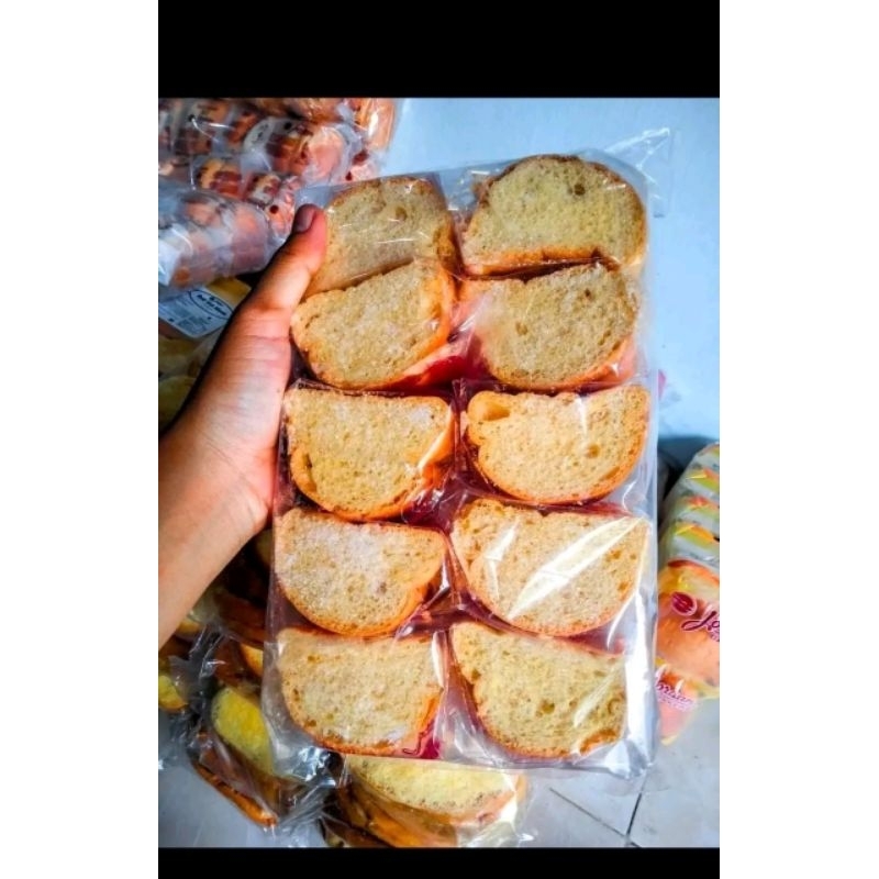 

roti kering manis (kering besar) 1 bal isi 10 Jordan bakery estetikfood