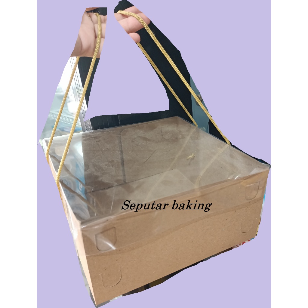 

Kotak Hampers Kardus Mika 25x25x10 (ada tali)