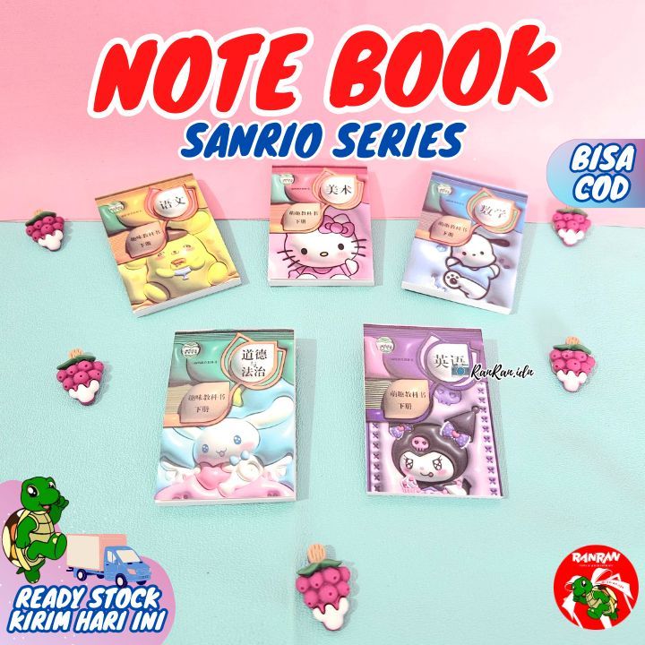 

Note Book Sanrio/ Buku Mini Sanrio/ Buku Sanrio