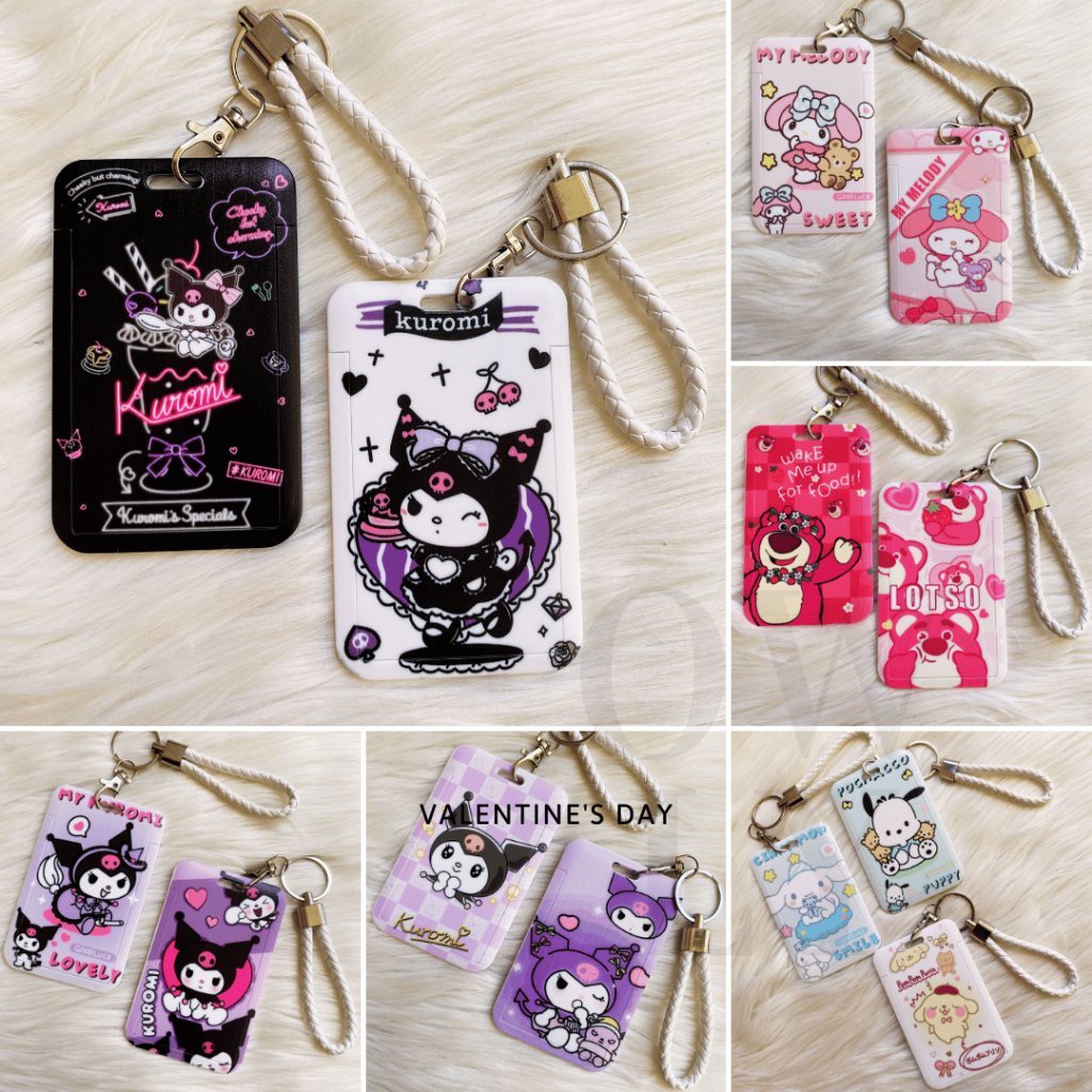

ID Card Holder Motif Kartun Model Korea Tempat Pelindung Kartu Nama Photocard Untuk Sekolah Kantor