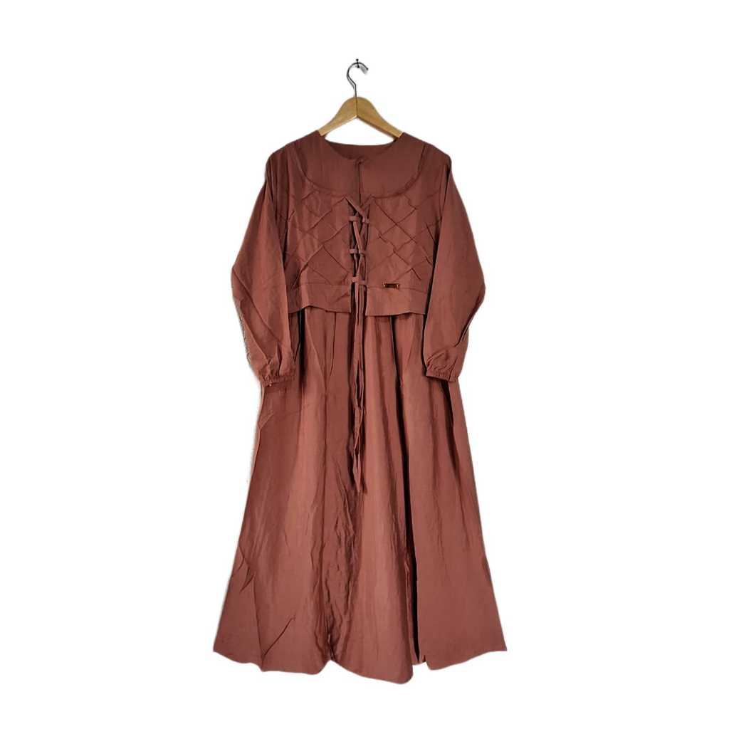 Long Dress Polos Remaja Tanggung Polo Linen Terbaru/Gamis Polos Polo Linen Terbaru/Gamis Lebaran 202