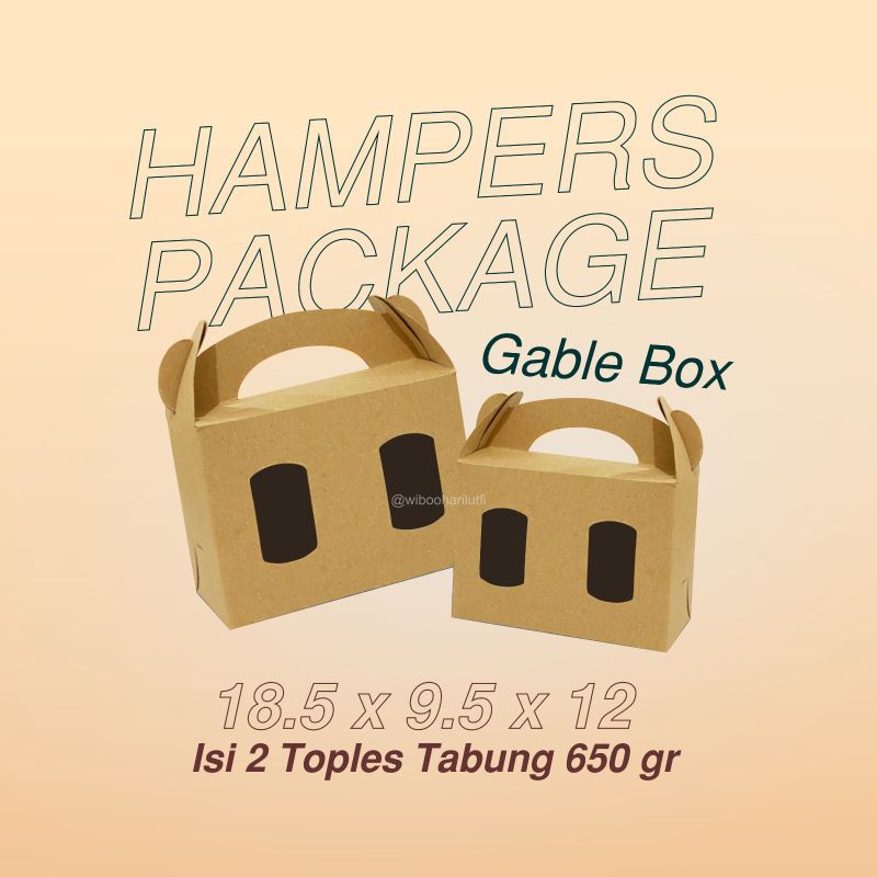 

Gable Box Hampers Ramadhan Lebaran (isi 2 Toples Tabung 650 gr)