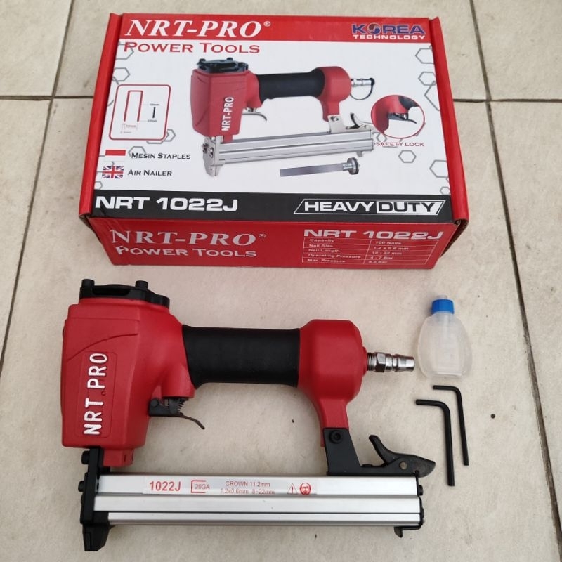 

Mesin Paku Tembak Staples Air Nailer NRT-PRO 1022J 1022 J