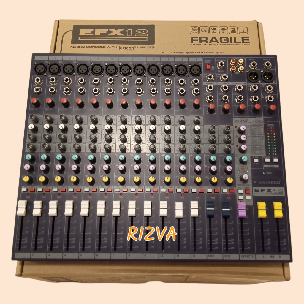 SOUNDCRAFT EFX 12 AUDIO MIXER 12 CHANNEL EFX12