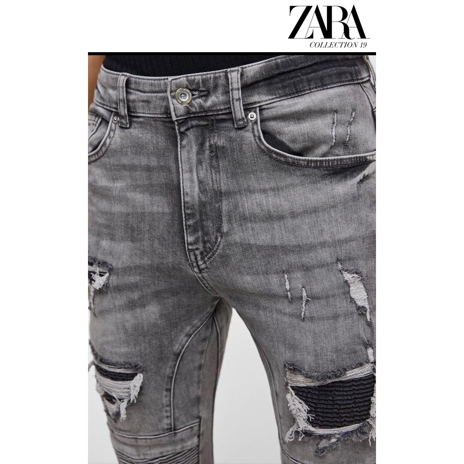 ZARA man biker jeans