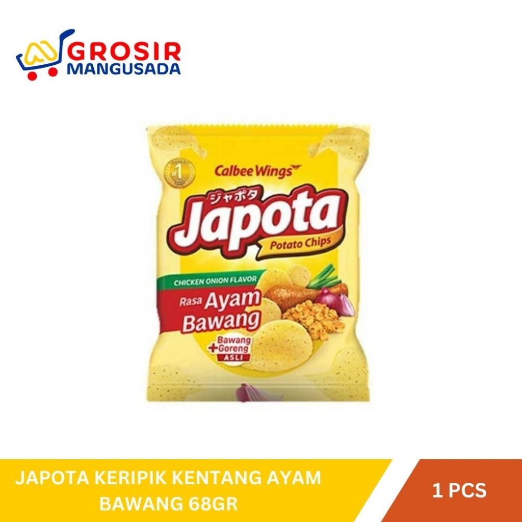 

Japota Potato Chips / Keripik Kentang Rasa Ayam Bawang 68 gr