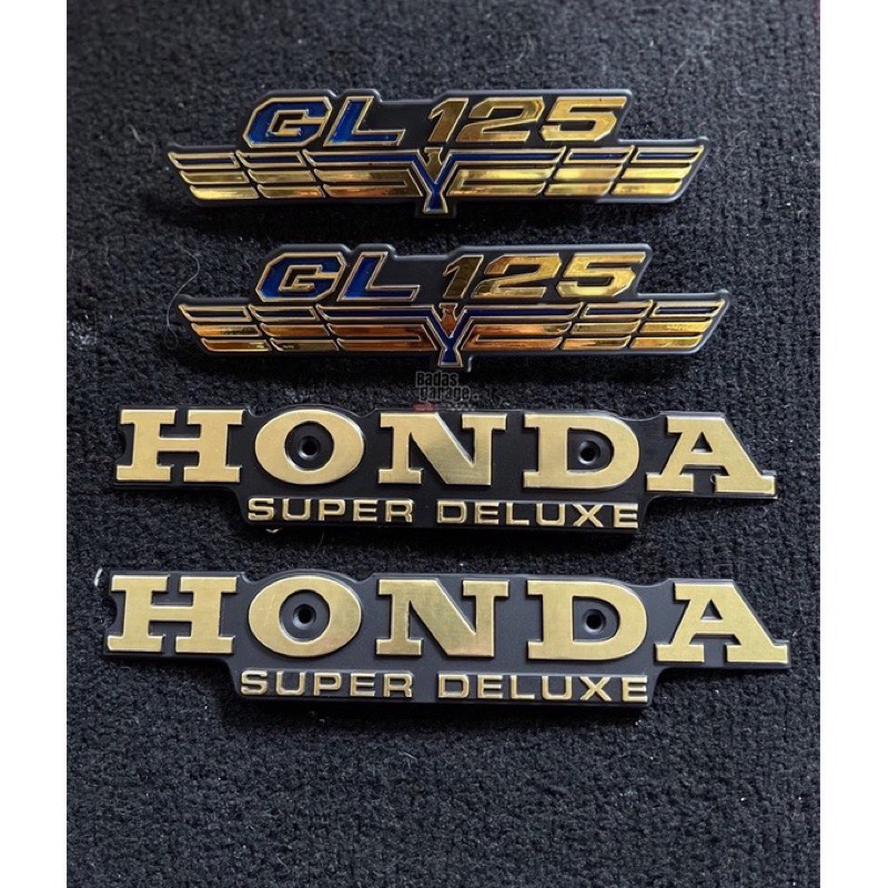 emblem tangki gl100 set tepong gl125 emblem gl100 mirip ori