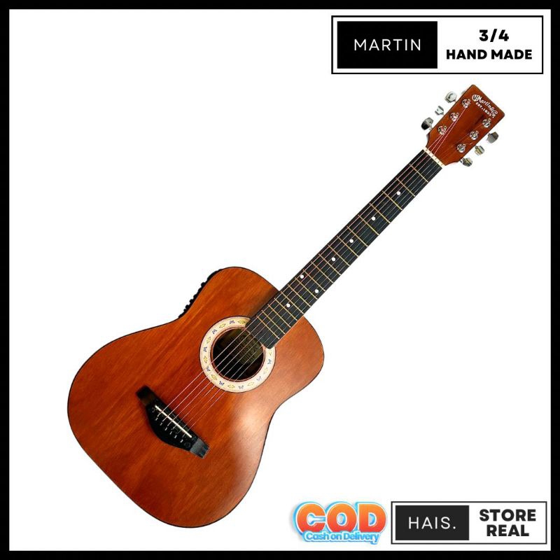 gitar 3/4 martin pemula gitar 3/4