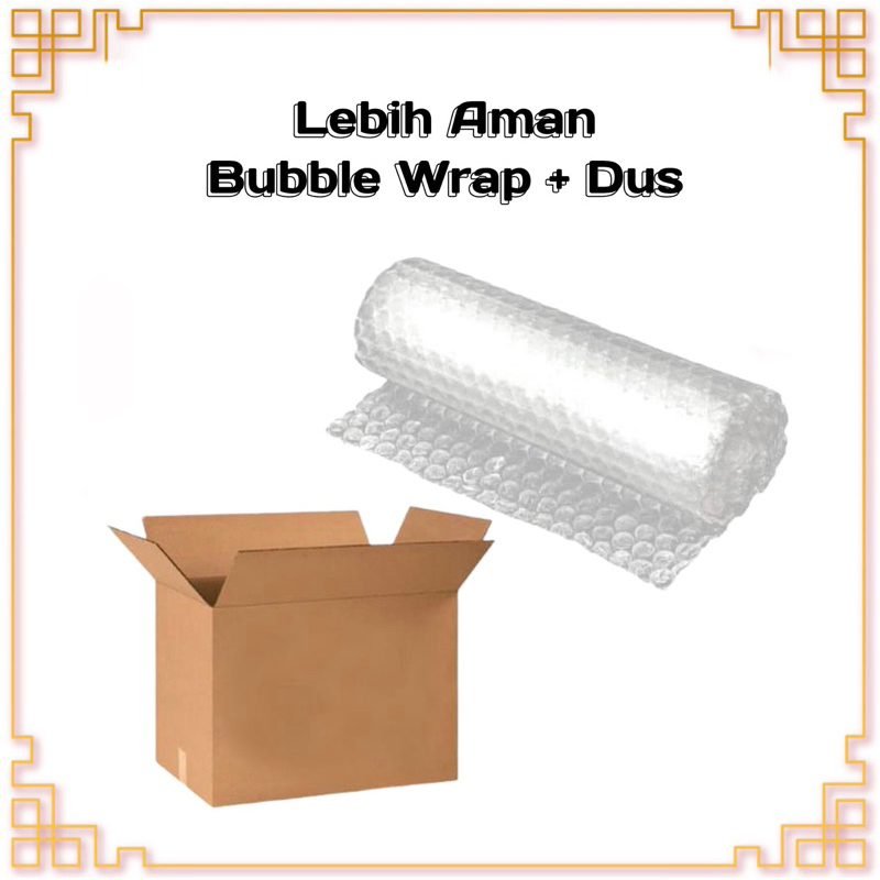 

Tambahan Bubble Wrap + Dus Biar Aman