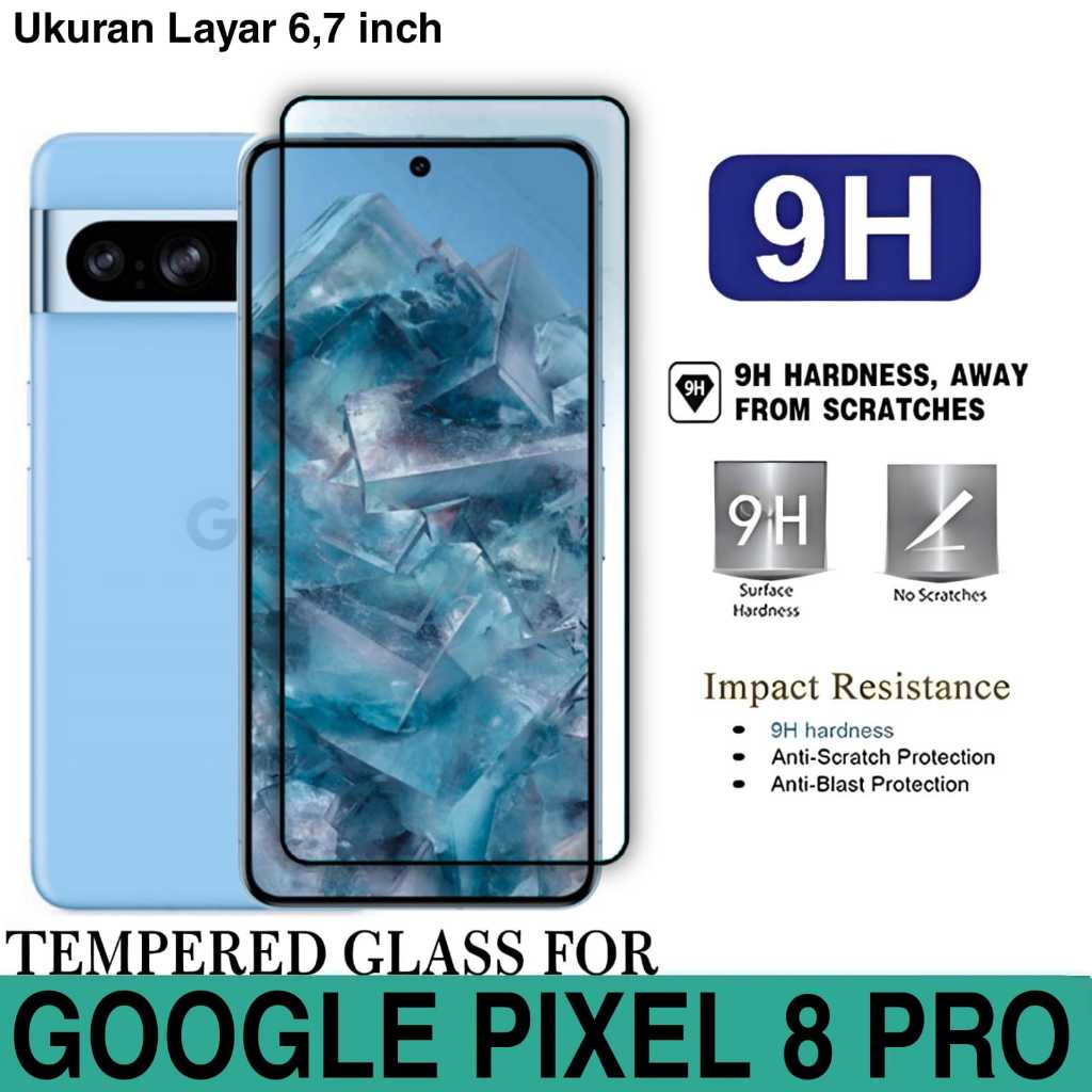TEMPERED GLASS GOOGLE PIXLE 8 PRO ANTI GORES KACA BENING CLEAR SCREEN GUARD