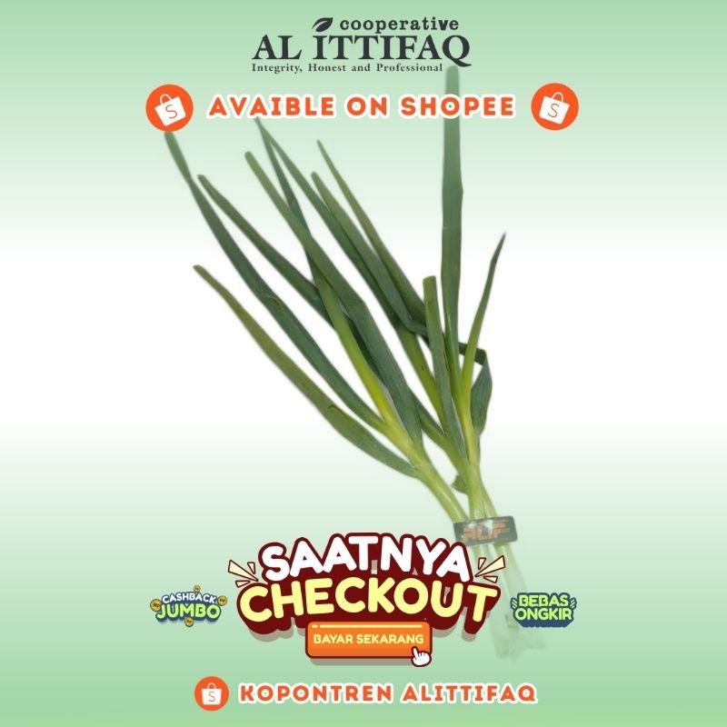 

Daun Bawang Sayuran Bahan Masakan Segar 150g Murah Berkualitas Terbaik Kopontren Al Ittifaq Bandung