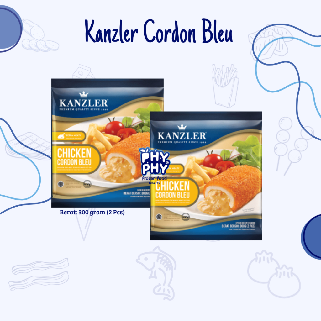 

Kanzler Chicken Cordon Blue 300 gr