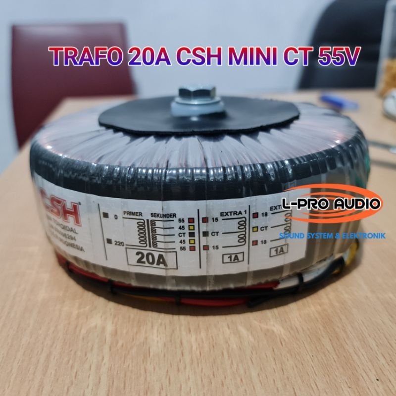 Trafo toroid 20a ct55 original csh donat toroidal power amplifier