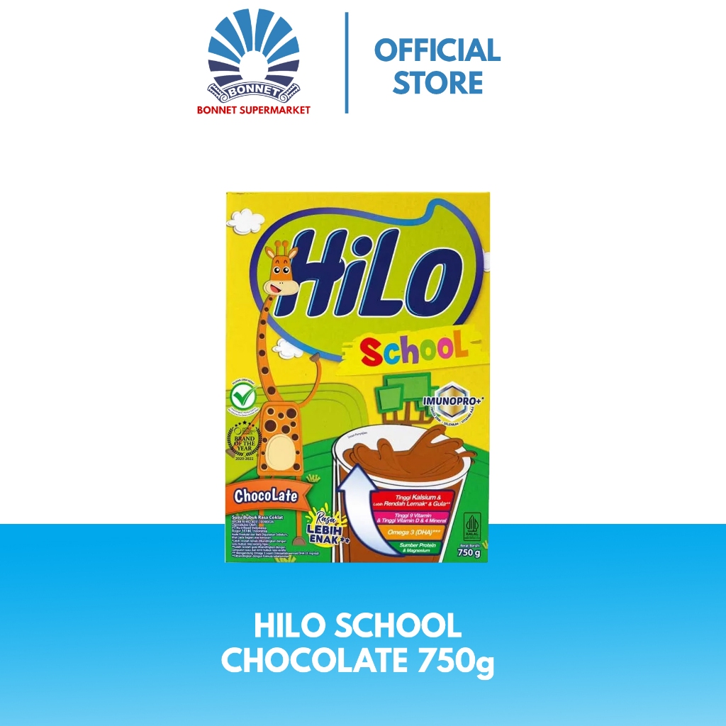 

Hilo School Chocolate 750g - Susu Tinggi Kalsium