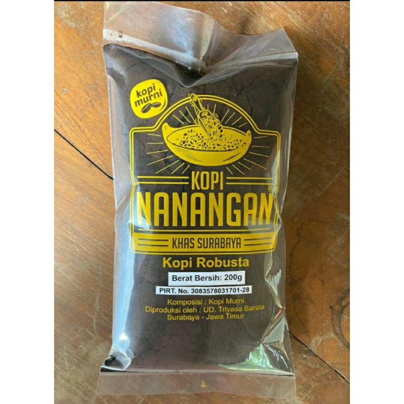 

Kopi Murni Kopi Nanangan Khas Surabaya 200gr