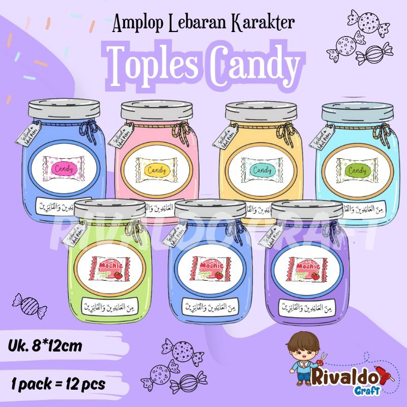 

Amplop Lebaran Karakter Toples Candy