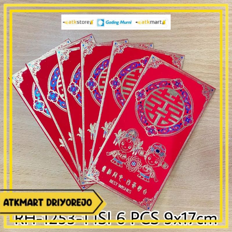 

RONGHAI AMPLOP ANGPAO RH1253-1 LUX SHUANXI BESAR - AMPLOP IMLEK