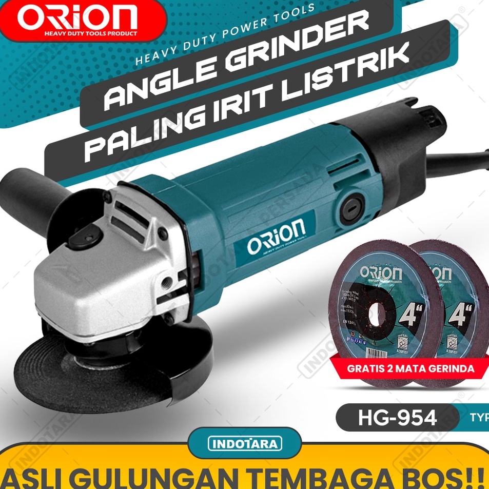 Angle Grinder Mesin Gerinda Tangan Orion  HG954