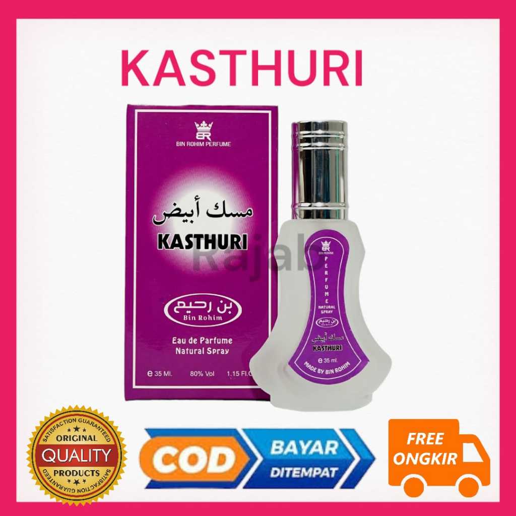 PARFUM KASTURI 35ML | Minyak wangi Arab - Parfum arabic Mirip Al rehab spray Bin Rohim