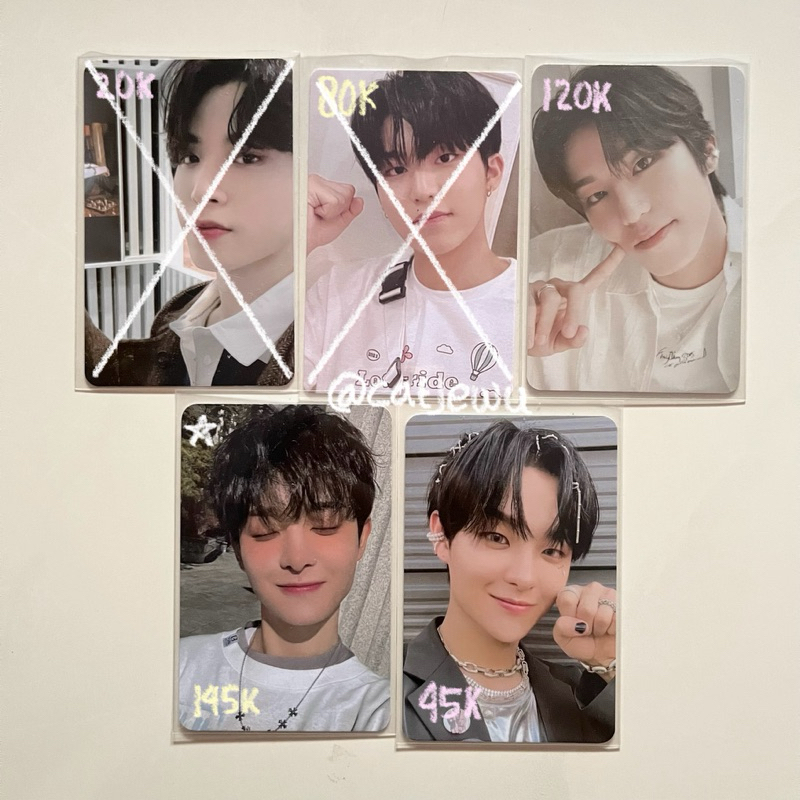 treasure jihoon merem coex welcol welcoming collection beverage pob photocard bundle