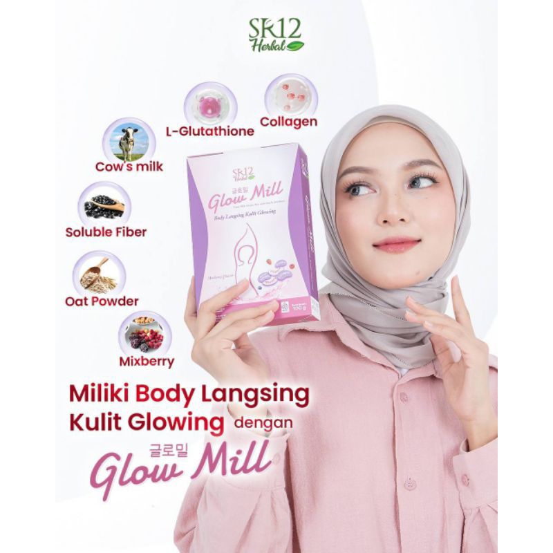 

GLOWMILL SR12 Milkshake Penutrisi Untuk Body Langsing, Kulit Glowing