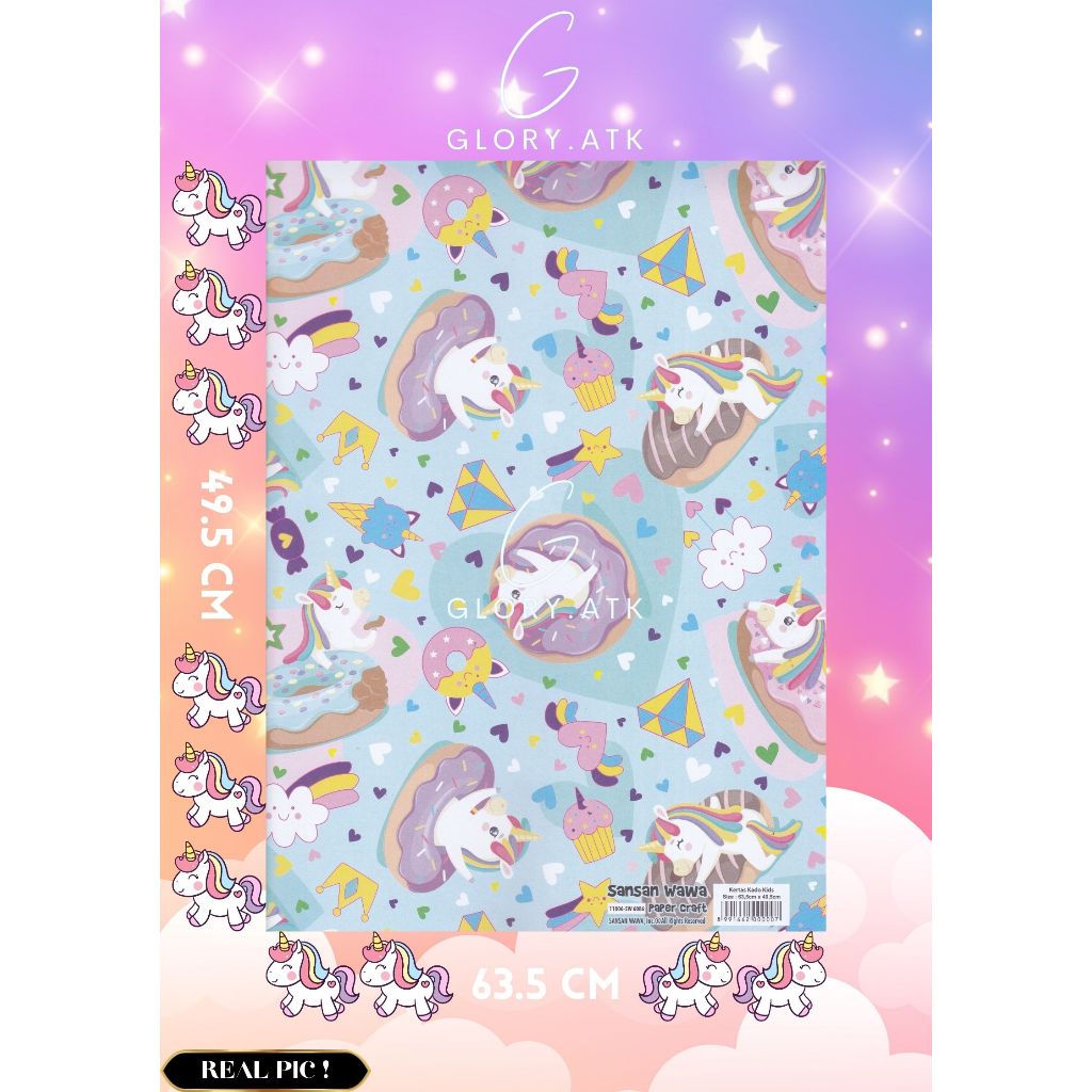 

KERTAS KADO SANSAN WAWA/SANWA UNICORN SW6086