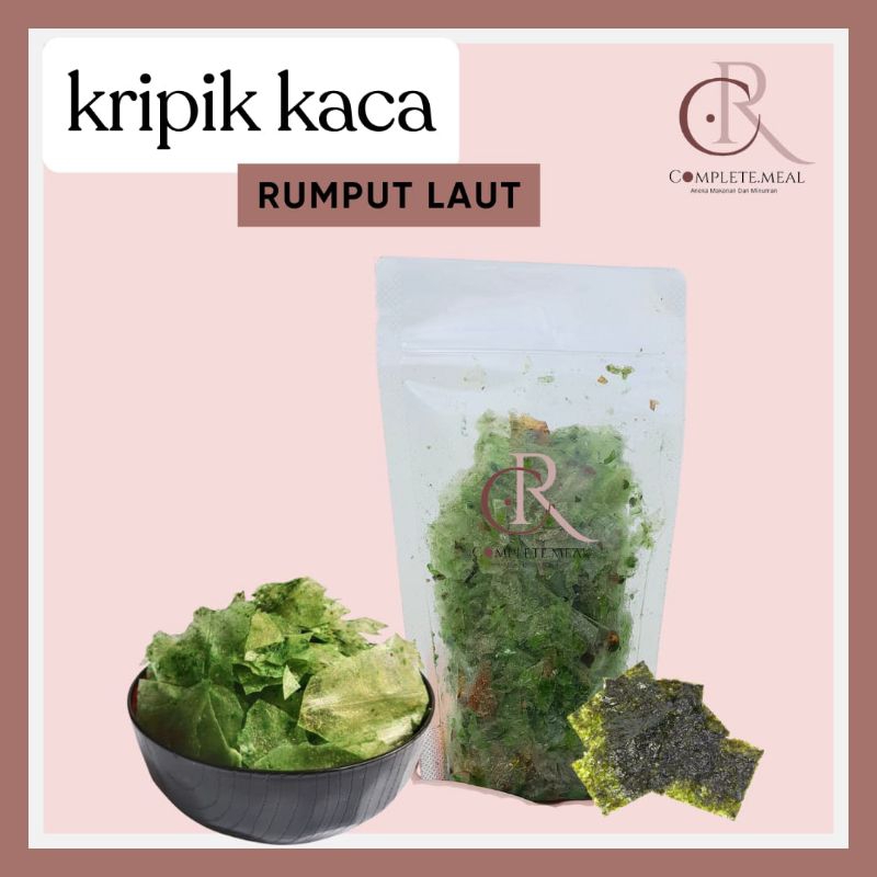 

(KRIPCA)KeripikKaca-Cabaiijo/RumputLaut-45gr