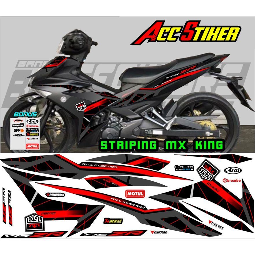 Striping Motif malaysia mx king 150 / sniper/exciter