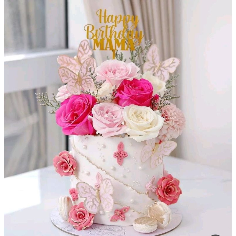 

Kue ulang tahun costume bunga