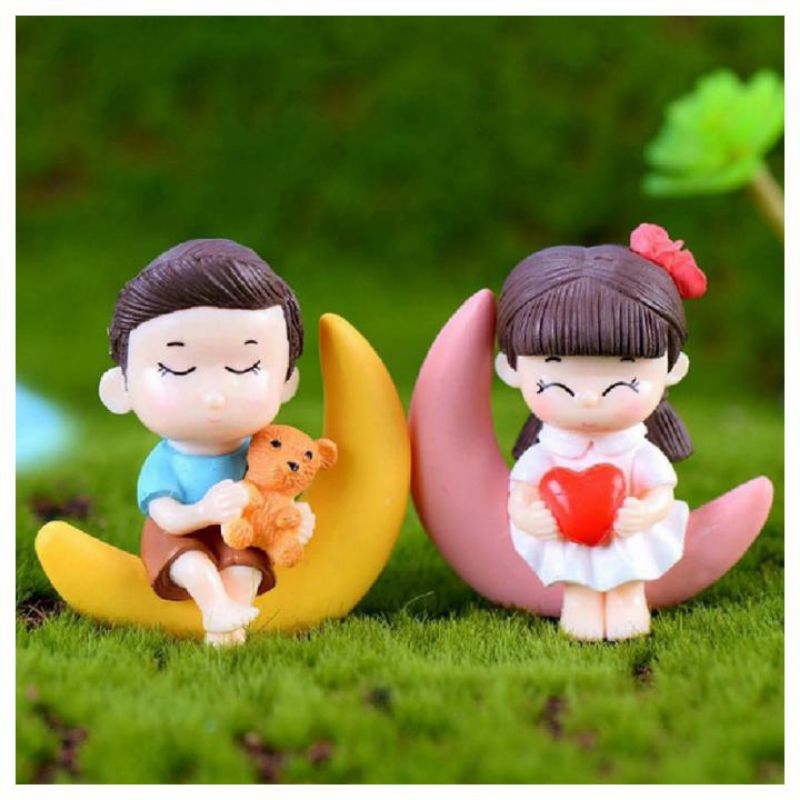MINIATUR BONEKA MOON COUPLE