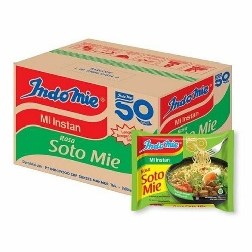 

Indomie Soto / Ayam Bawang 1 Karton isi 40 Pcs Mie Instan