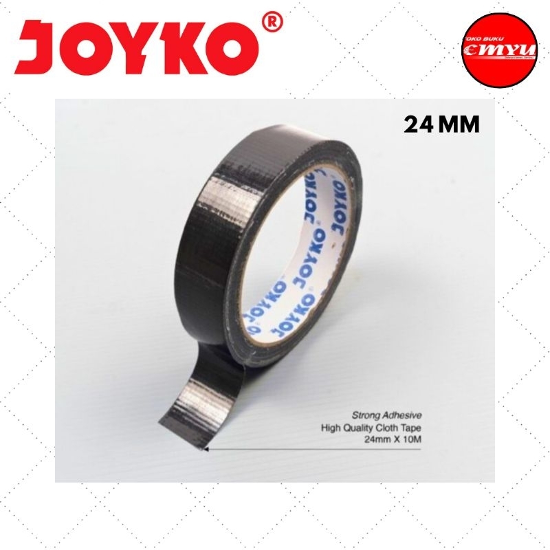 

Joyko lakban hitam 24mmx12yard