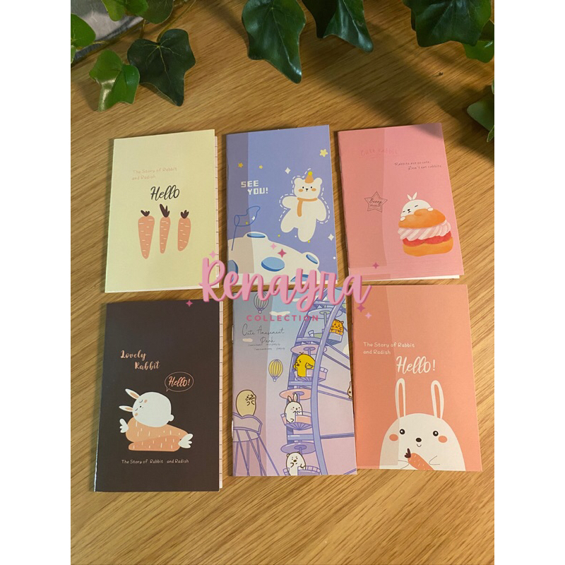 

mini note book/ buku catatan kecil, simple dan berkarakter