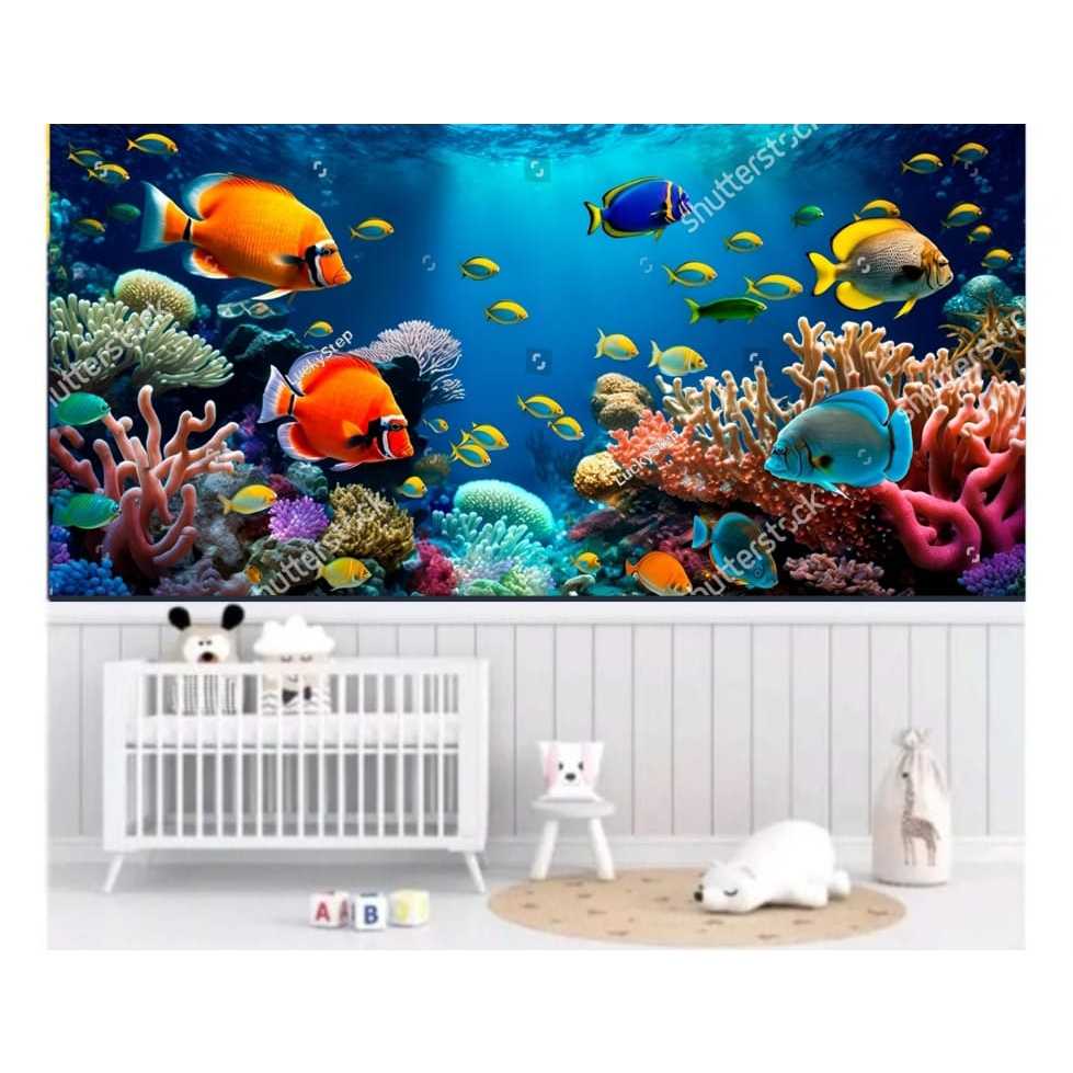 TERLENGKAP Wallpaper 3d Pemandangan ikan Hias, Wallpaper Underwater 3d - wallpaper ikan-ikan 3d
