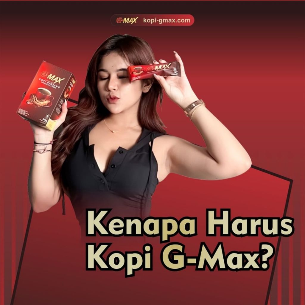 PROMO | COFFEE LAKI KOPI GMAX PENAMBAH STAMINA PRIA DEWASA ORIGINAL 1 Box