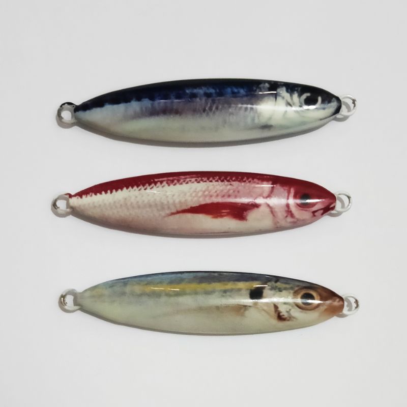 Metal Jig 80gr 3d Realistik Full GID