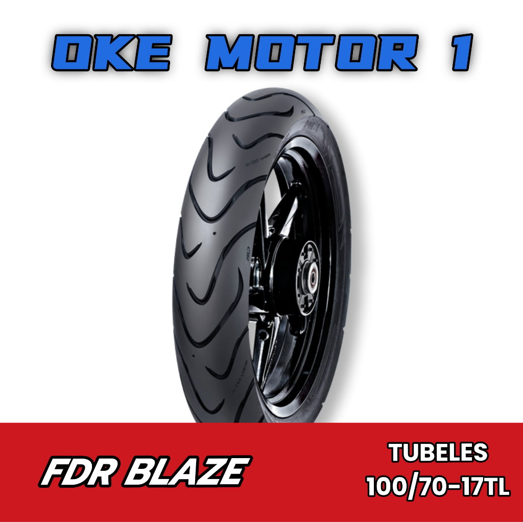 ban luar motor FDR BLAZE 100/70-17 TUBELESS