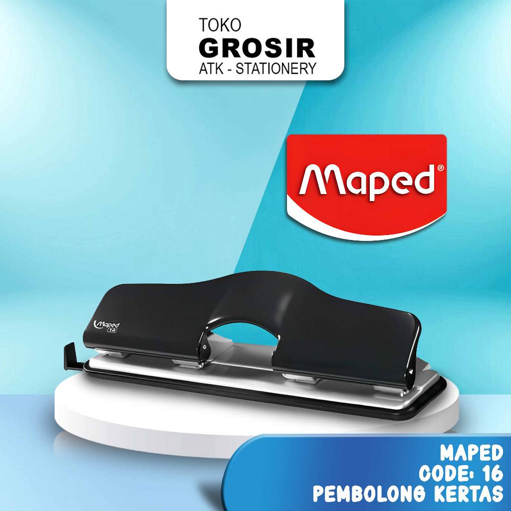

Maped pembolong kertas universal metal punch (4 holes)
