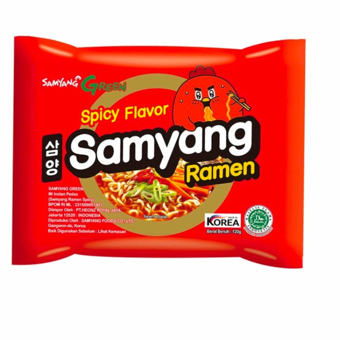 

120gr MIE SAMYANG RAMEN SPICY GR EXP. Maret 2025