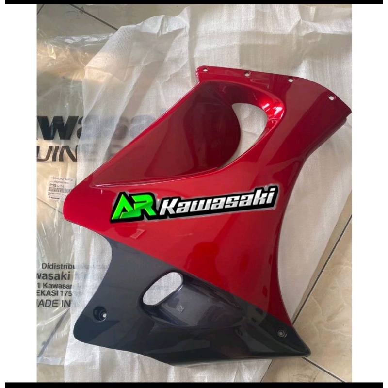 sayap fairing Kawasaki ninja Rr old kanan merah maroon G2 original