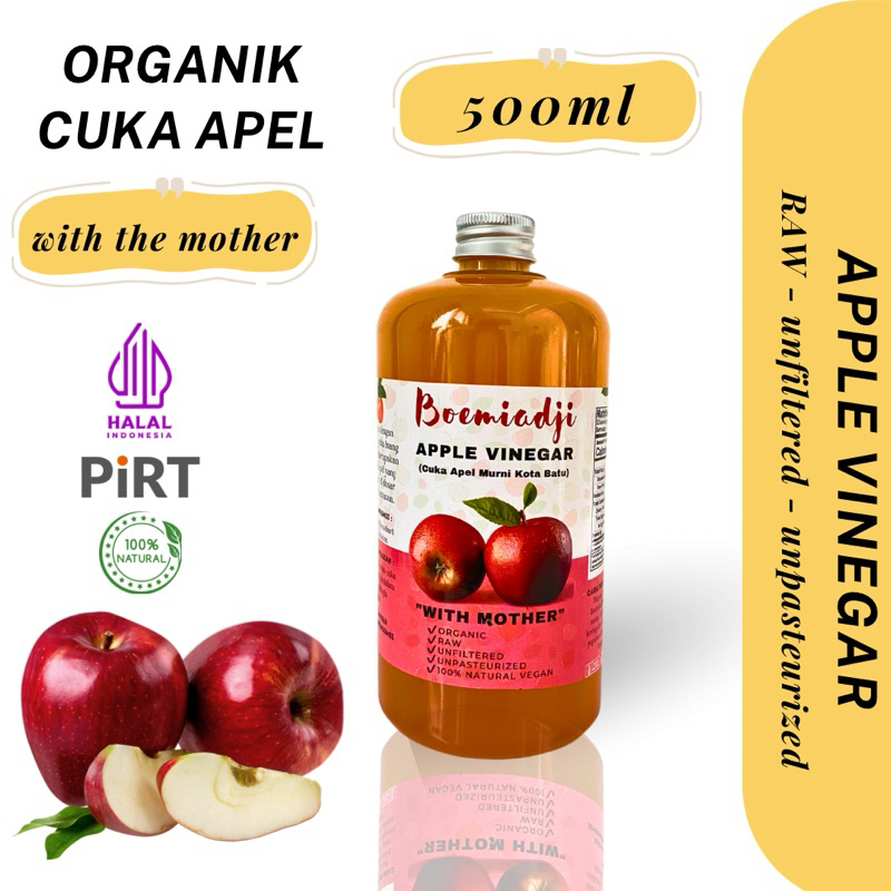 

Cuka Apel 500ml boemiadji apple vinegar