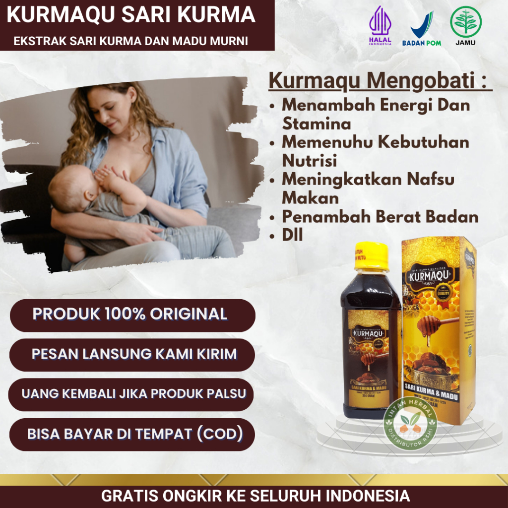 Kurmaqu - Penggemuk Badan Untuk Ibu Menyusui, Vitamin Gemuk Badan Ibu Menyusui, Obat Gemuk Sehat, Vi