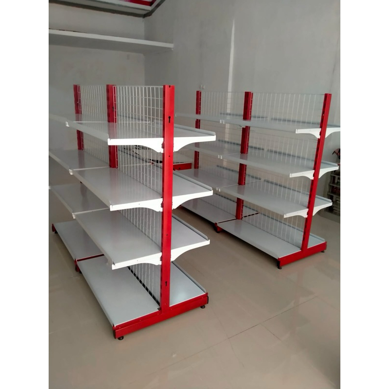 RAK TOKO MINIMARKET DOUBLE + SELVING TERMURAH