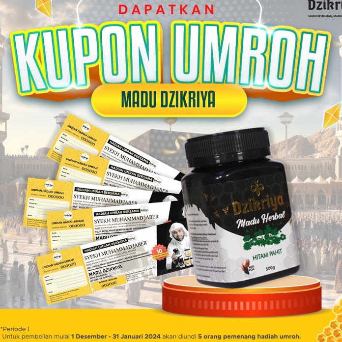 

PALING AMPUH KEMASAN BARU DZIKRIYA MADU HERBAL HITAM PAHIT