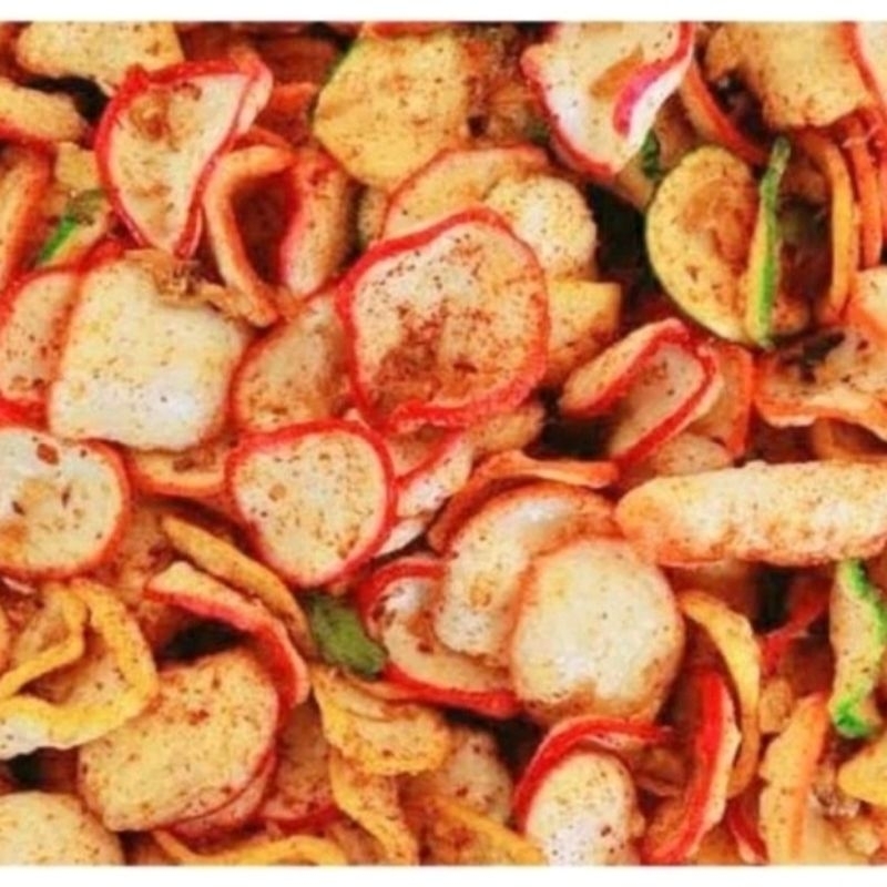 

krupuk seblak / Aneka Cemilan Snack Murah / Serba 10.000