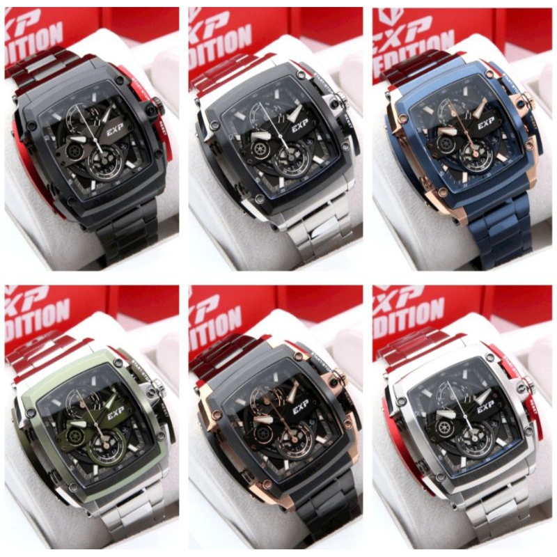 [Original] Jam Tangan Pria Expedition EXP 3008 E3008 E 3008 Steel