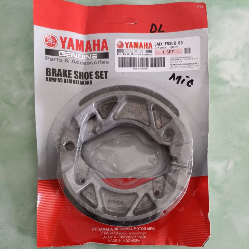 Kampas Rem Belakang Yamaha Mio Original